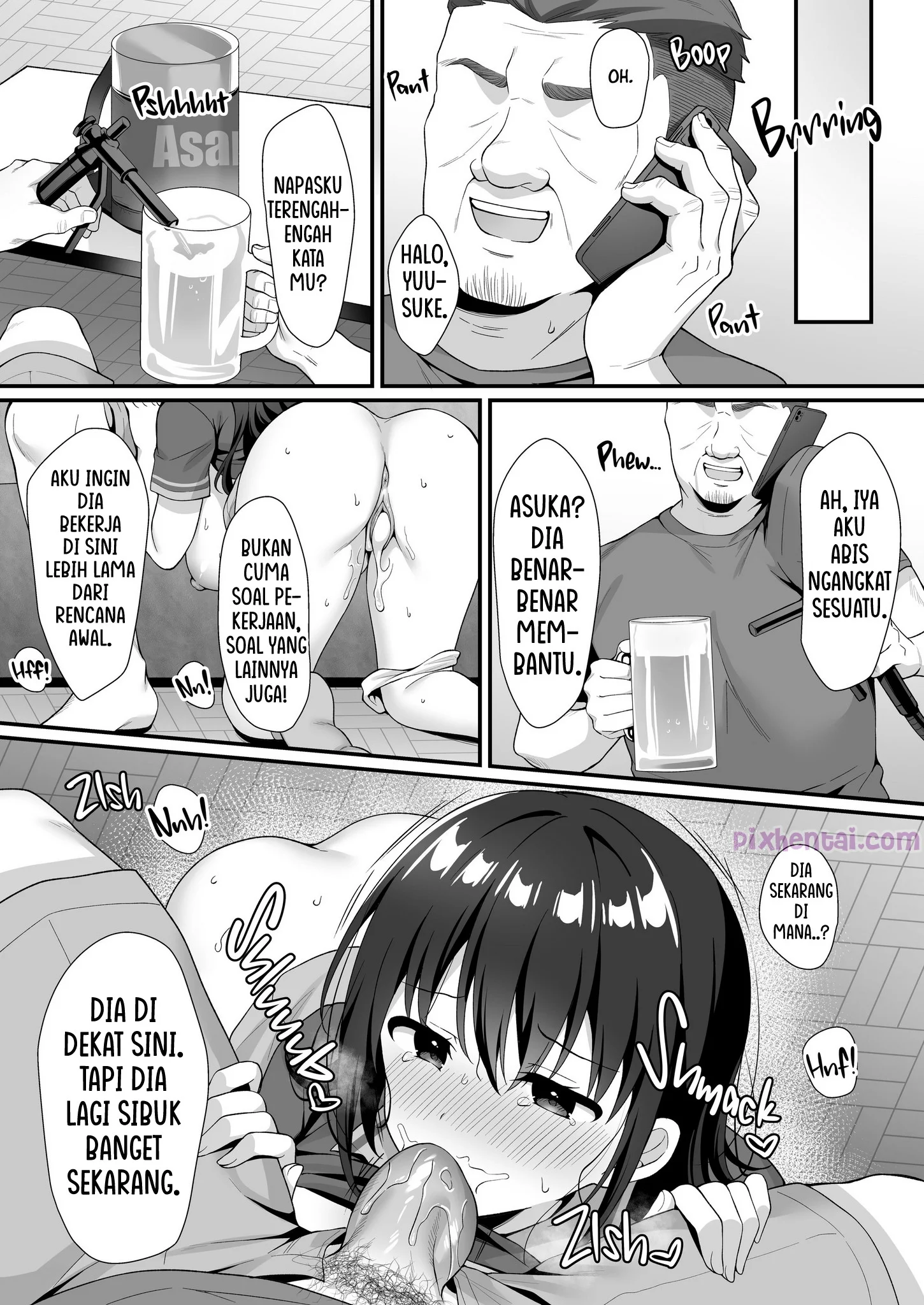 Komik hentai xxx manga sex bokep Watashi Nusundemasen Beer Garden no Uriko Baito ni Kita Dake Nanoni 53